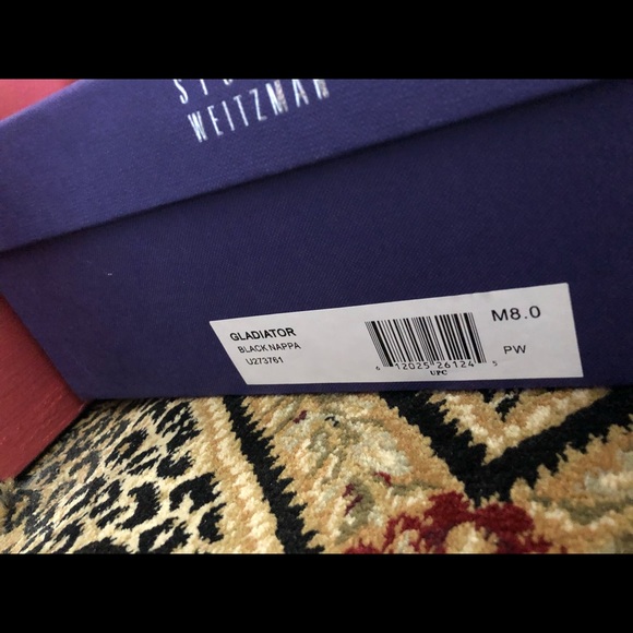 Stuart Weitzman Gladiator Sandals (Black) - Picture 2 of 3